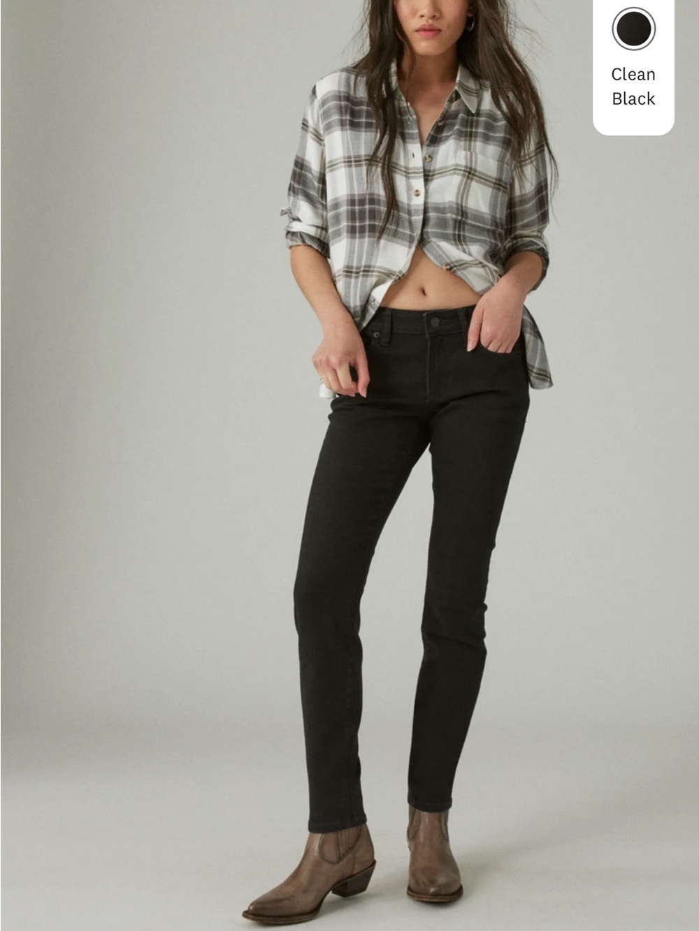 LUCKY BRAND Lizzie Low Rise Skinny Advanced Stretch